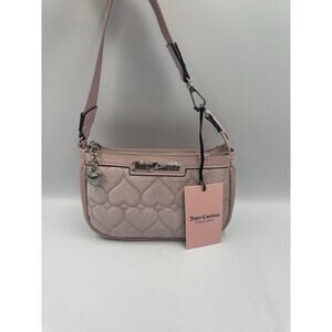 Juicy Couture Fashion Icon Mini Wristlet Dusty Pink Blush NEW - FAST Shipping!!!
